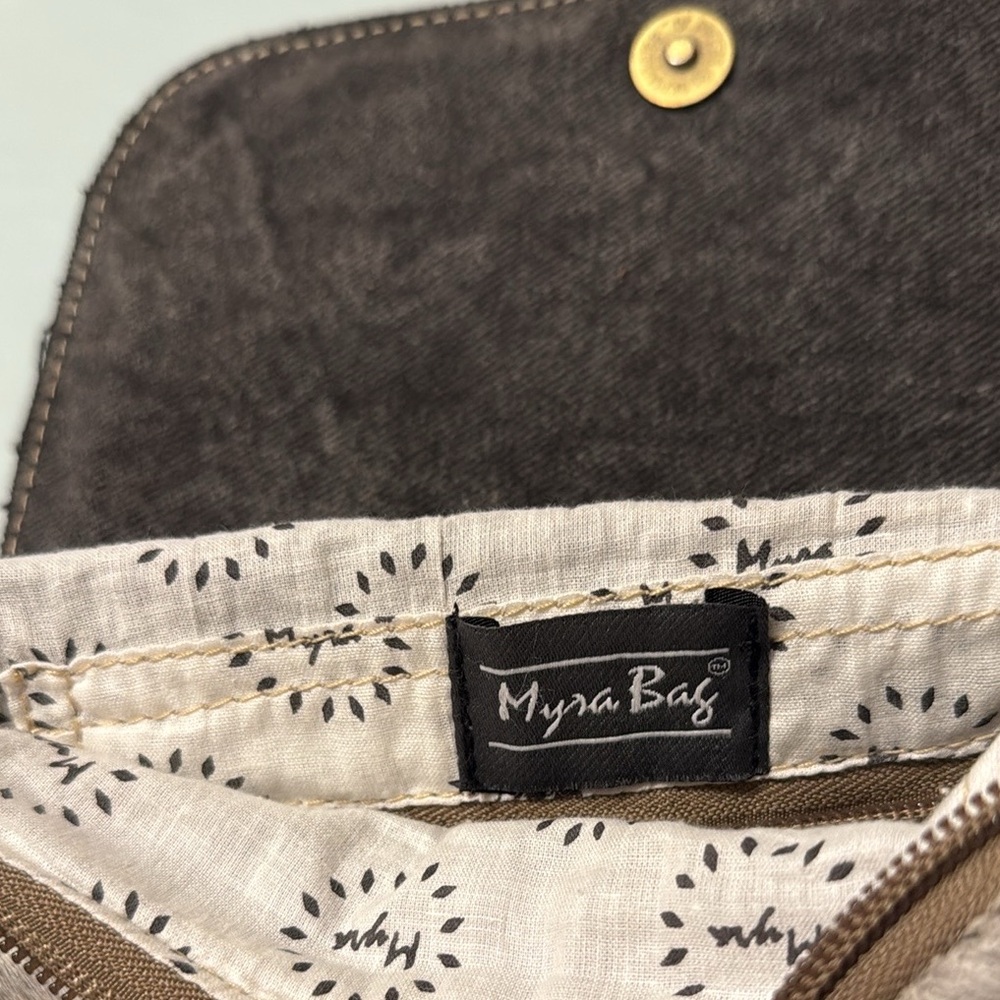 Myra Bag Brown and Black Crossbody Bag - Picture 7 of 11